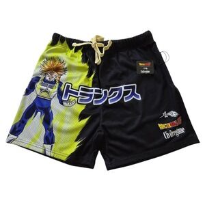 Civil Regime‎ X Dragon Ball T Mesh Shorts Mens Small Multi Graphic Print